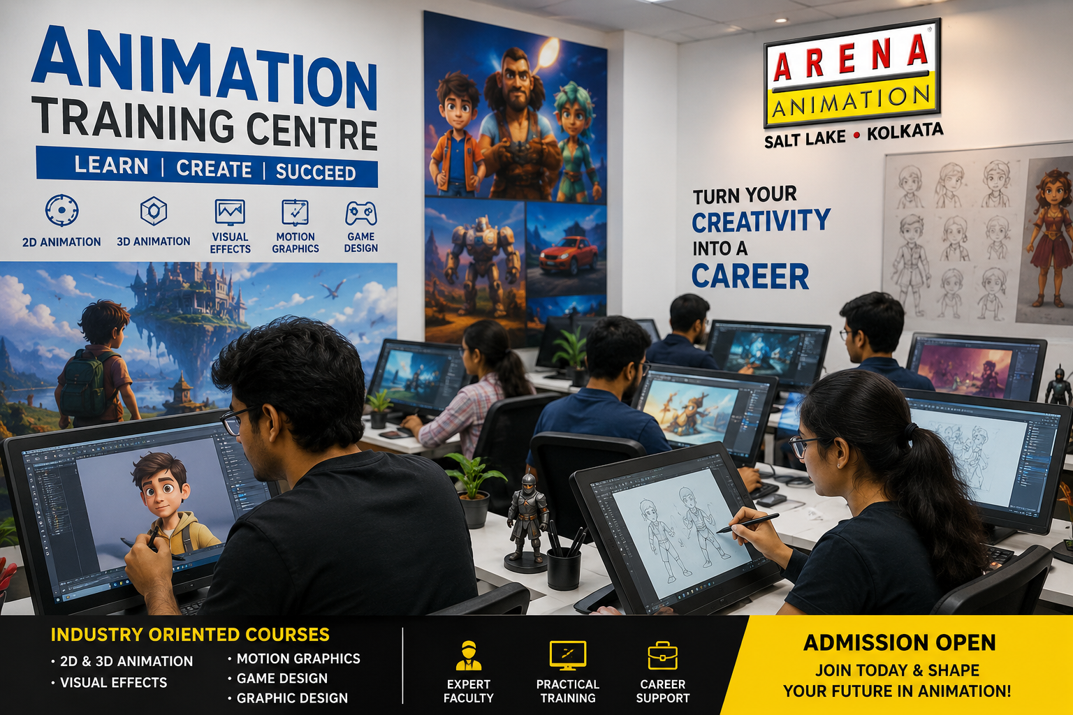 Animation Training Centre in Kolkata: Build Your Creative Career at Arena Animation Salt Lake