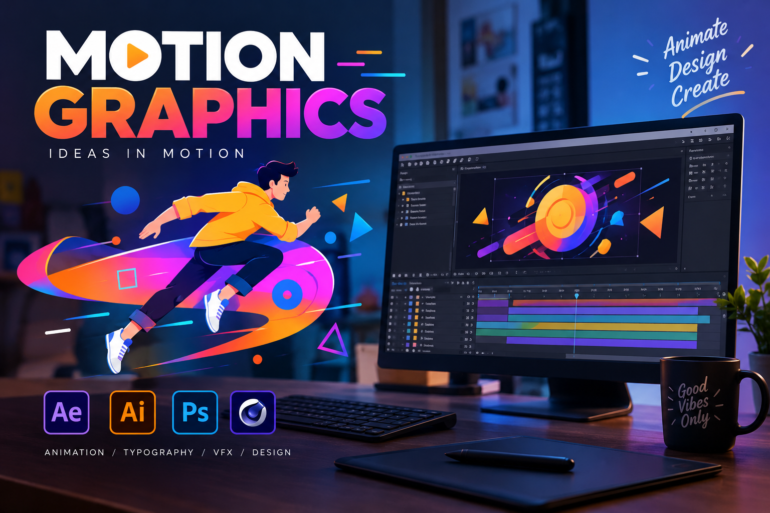 Build your career in graphic design & motion graphics design at Arena Animation Salt Lake